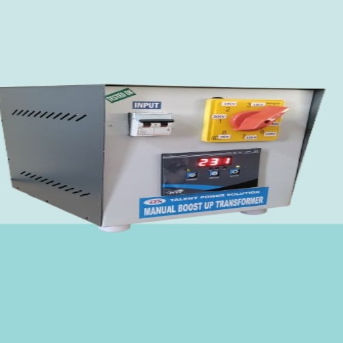 Single Phase Manual Booster Transformer - Coil Material: Iron Core