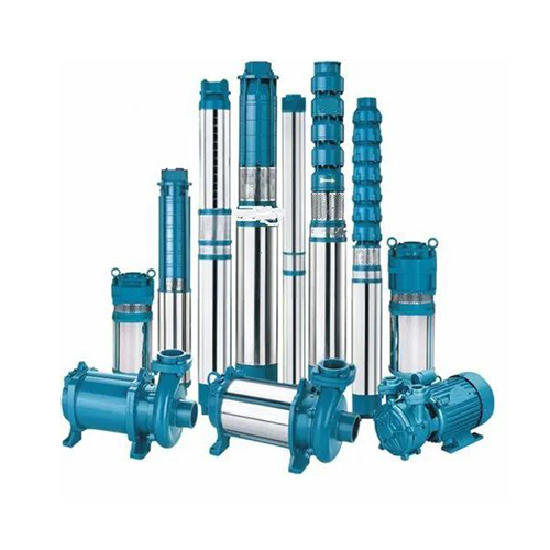 Borewell Submersible Pump Set - Color: Silver