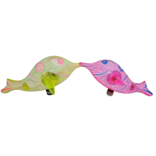 Multicolor Inflatable Air Toys Plastic Dolphin