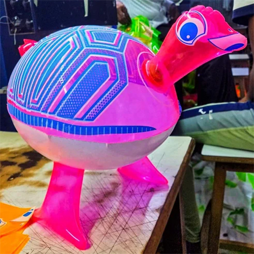 Tortoise Inflatable Kids Toys - Color: Pink