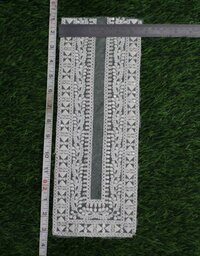 Off White Embroidery Neck Patch