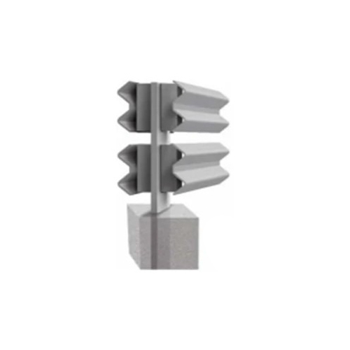 Double Faced Double Barrier - Color: Silver