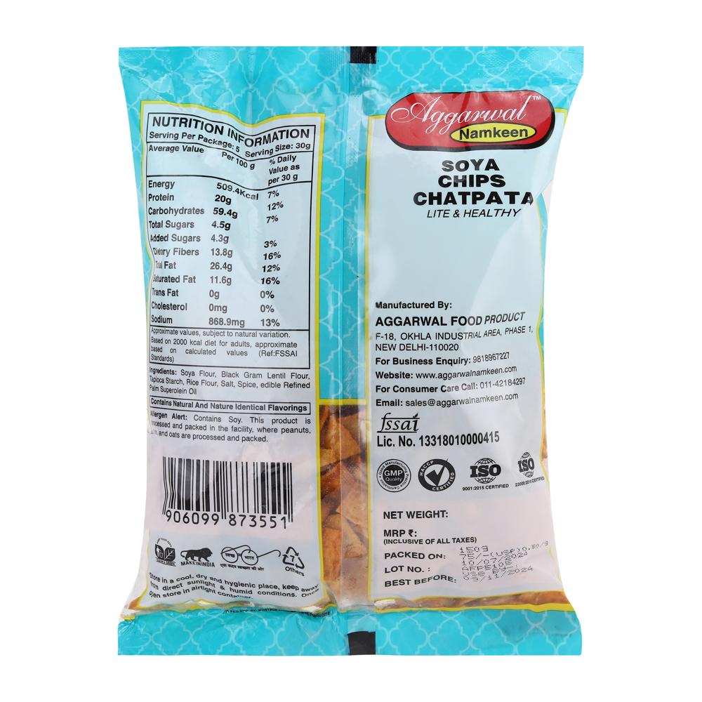 Soya Chips - Feature: No Artificial Colors Or Flavors
