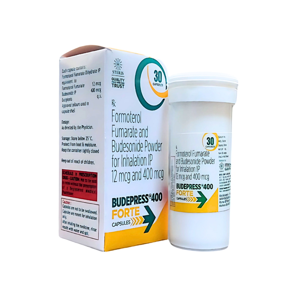 Formoterol Fumarate (12 mcg), Budesonide IP (400 mcg)