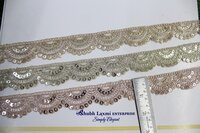 Fancy Embroidery Sequence Zari Laces