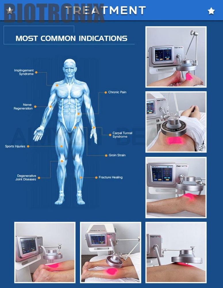 Physio Magneto Replaceable Handle Magnetic Therapy Machine Pain Relief