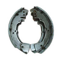 Bolero Car Brake Shoe - Cast Iron, Standard Size | Epoxy Powder Coated For Corrosion Resistance, 1-2 Year Warranty, Reliable Braking Power