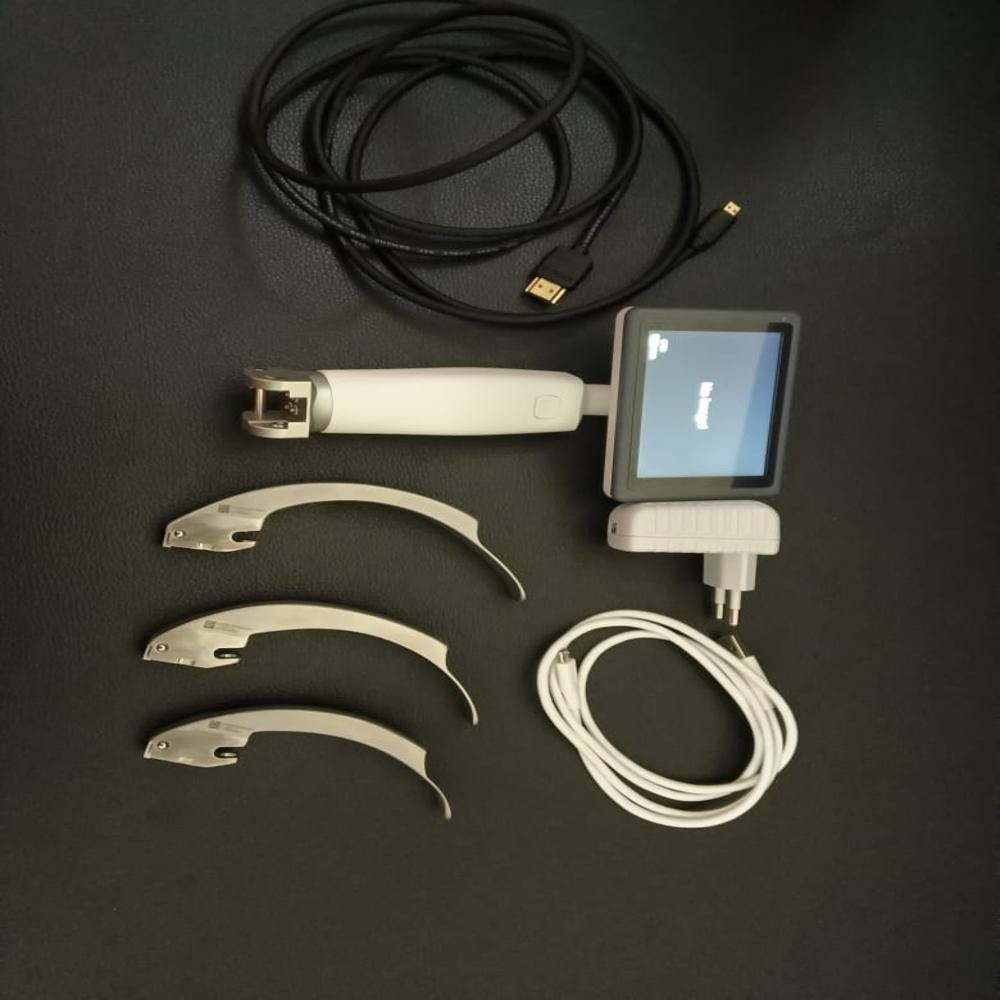 Hugemed Portable Video Laryngoscope Vl3 With Reusable Blades - Material: Stainless Steel