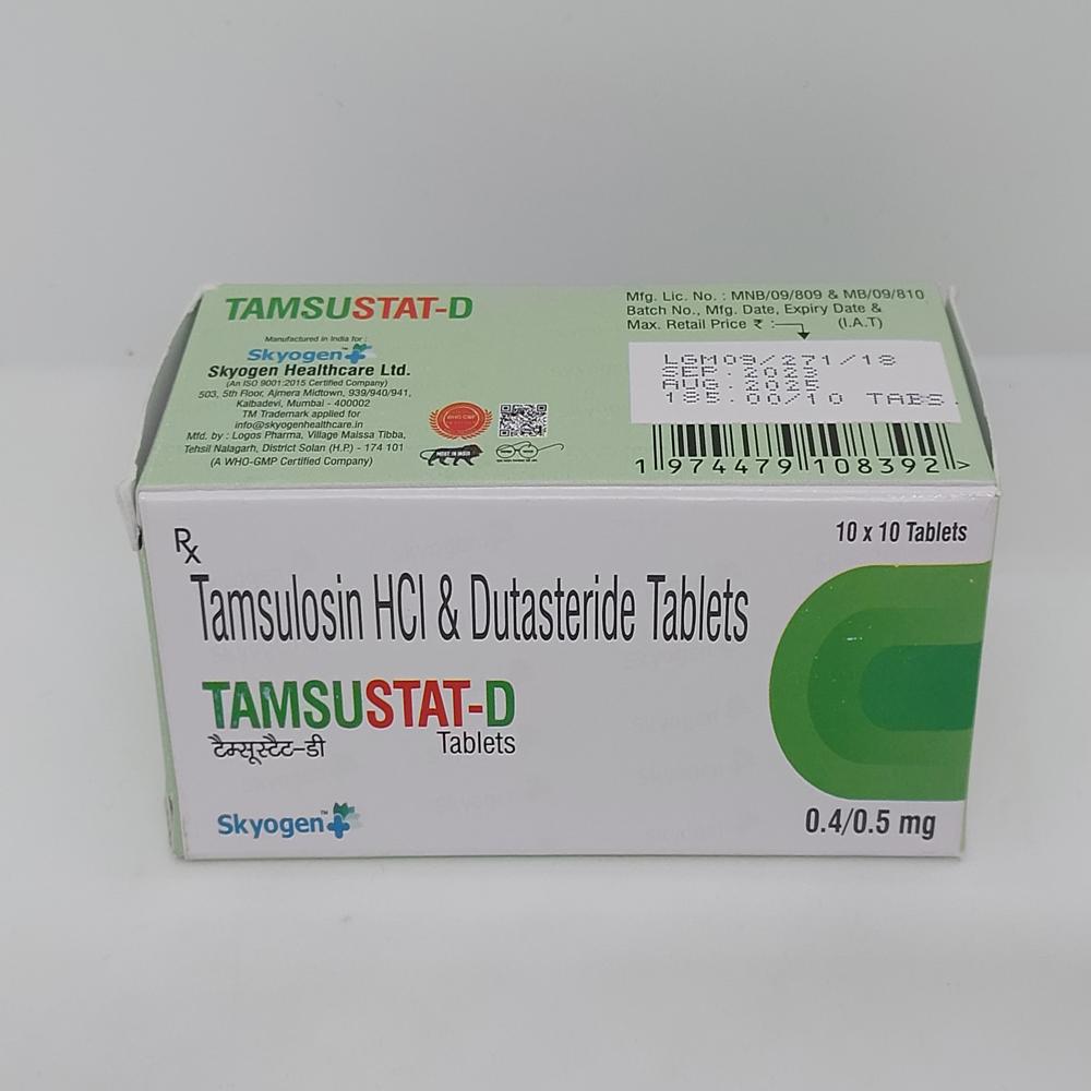 TAMSULOSIN HYDROCHLORIDE 0.4MG DUTASTERIDE 0.5MG TABLET
