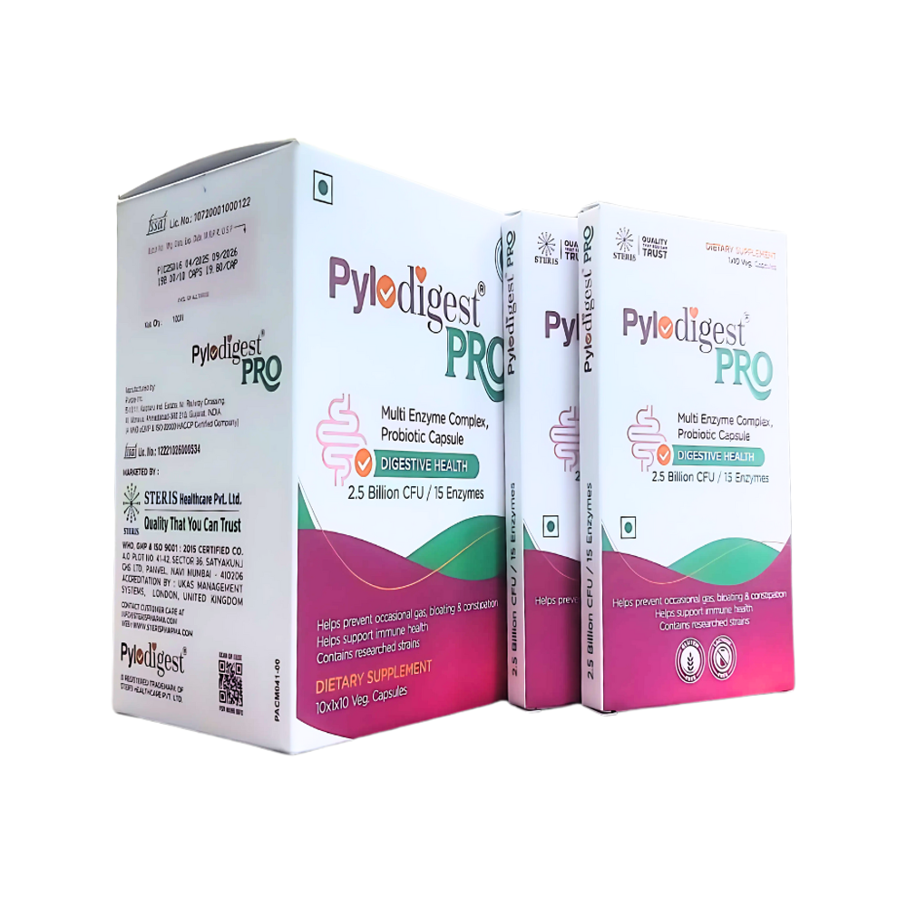 Multi Enzyme Complex Probiotic Capsules - Capsules | Supports Digestive Health, Enhances Nutrient Absorption, Balances Gut Microbiome