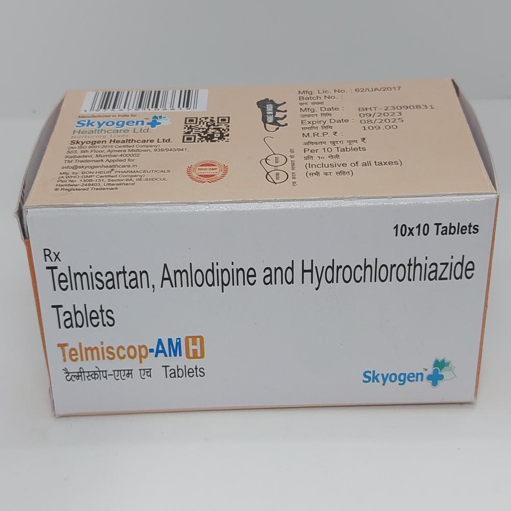Telmisartan 40mg Amlodipine 5mg And Hydrochlorothiazide 12.5 Mg