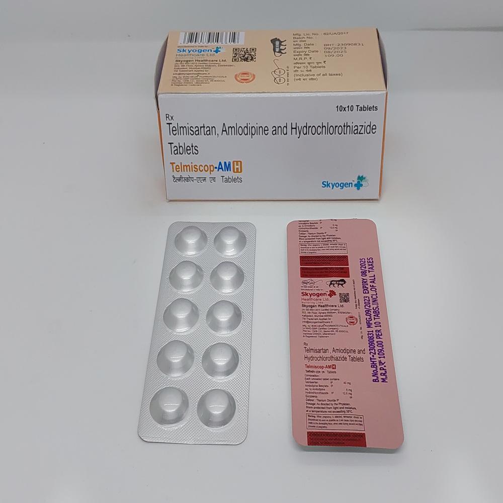 Telmisartan 40mg Amlodipine 5mg And Hydrochlorothiazide 12.5 Mg