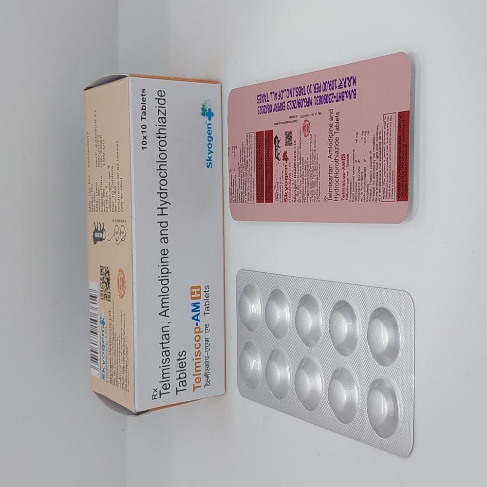 Telmisartan 40mg Amlodipine 5mg And Hydrochlorothiazide 12.5 Mg