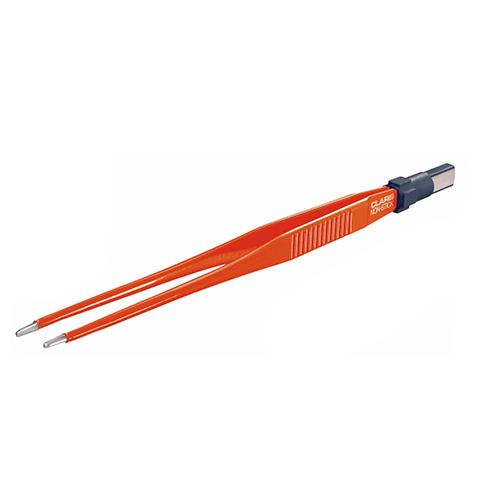 Flat 2 Pin Plug Claris Nonstick Bipolar Forceps - Material: Steel