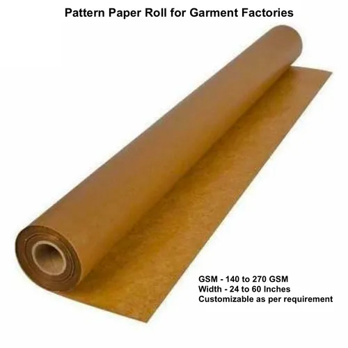 Star Mill Pattern Paper Rolls For Cad Cam Plotter - Color: Brown