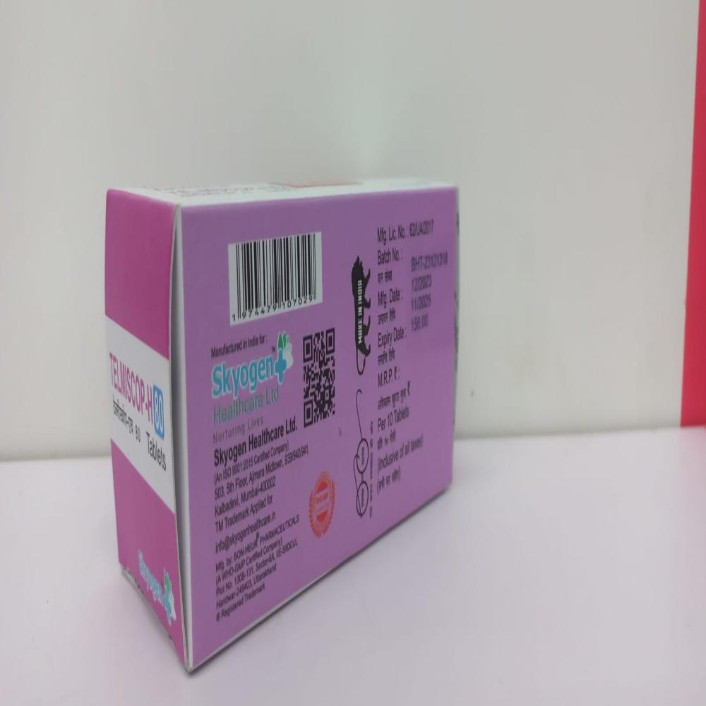 Telmisartan 80Mg And Hydrochlorothiazide 12.5Mg Tablet