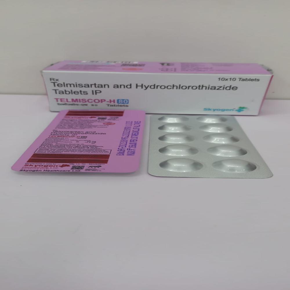 Telmisartan 80Mg And Hydrochlorothiazide 12.5Mg Tablet