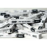 3DP Pre Rolled Cones  Bleached King Size (Box Of 56)