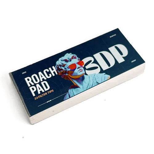 3Dp Roach Books With Advance Perforation 33 Filter Tips - Color: White
