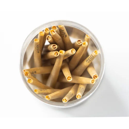 3dp Stock Ups Pack Of 50 King Size Pre Rolled Cones Unbleached - Color: Brown