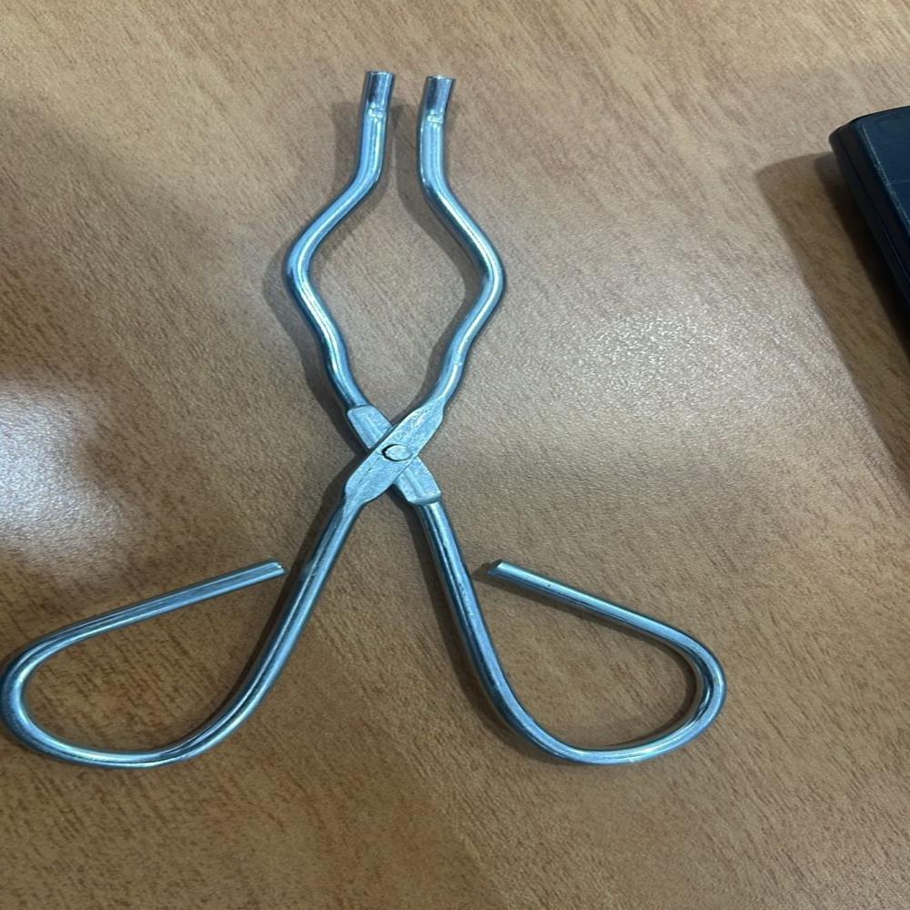 Crucilble Tongs - 8" Inch - Material: Stainless Steel