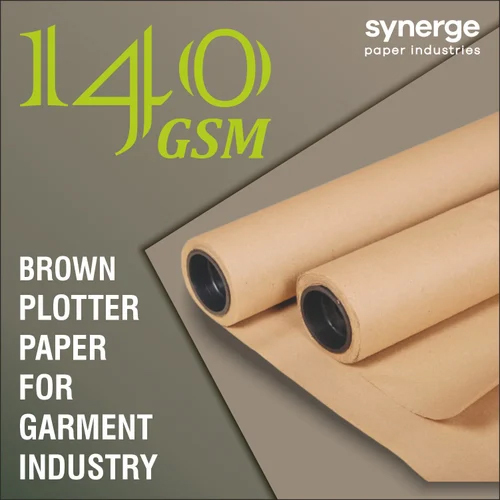 140 Gsm 48 Inch Width High-quality Garment Pattern Paper Rolls - Color: Brown