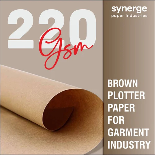 220 Gsm 48 Inch Width High-quality Garment Pattern Paper Rolls - Color: Brown