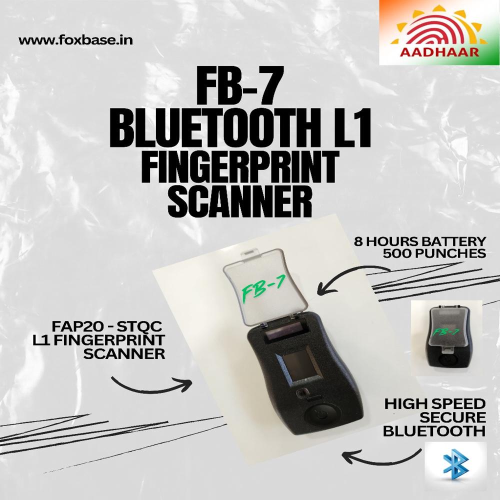 Bluetooth Fingerprint Scanner - FAP20, ACPL L1 RD | Plug 'N' Play, Long Life Battery, Sleek Design, Easy to Use