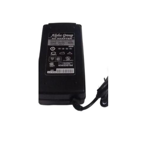 12V 5 Amp Ac Adapter - Efficiency: 100 %