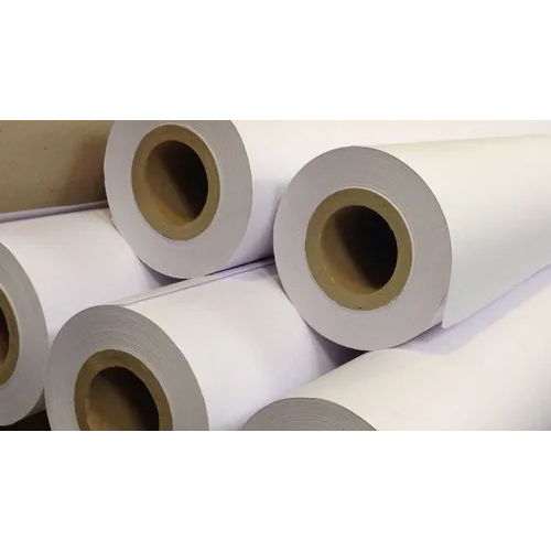 White Plotter Paper Rolls For Garment Factory Cad Cam Plotter Machines - Size: 150 M (Length)