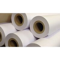 White Plotter Paper Rolls For Garment Factory CAD CAM Plotter Machines