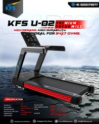 U-02- Premium Commercial Treadmill - Application: Endurance