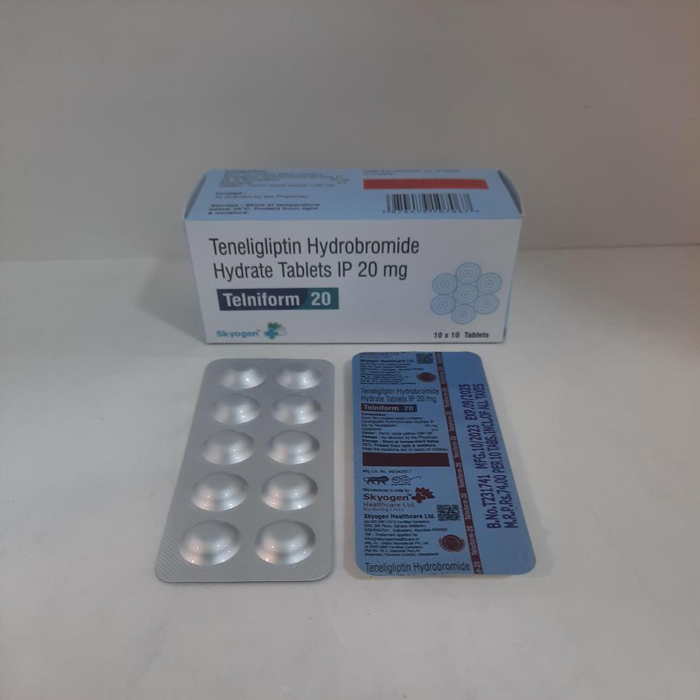 TENELIGLIPTINE HYDROBROMIDE HYDRATE 20 MG TABLET
