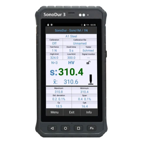 Portable Dynamic Hardness Testing Machines - Application: Industrial