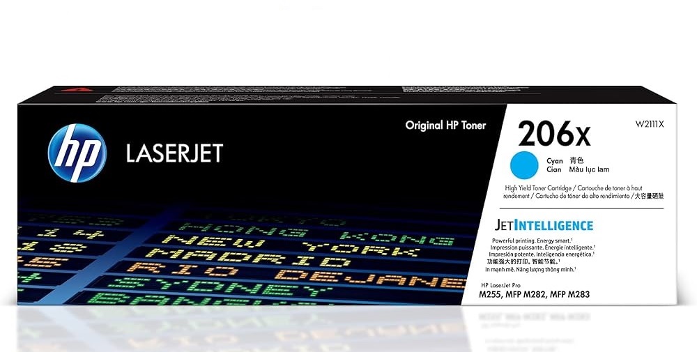 HP 206X Cyan LaserJet Toner Cartridge