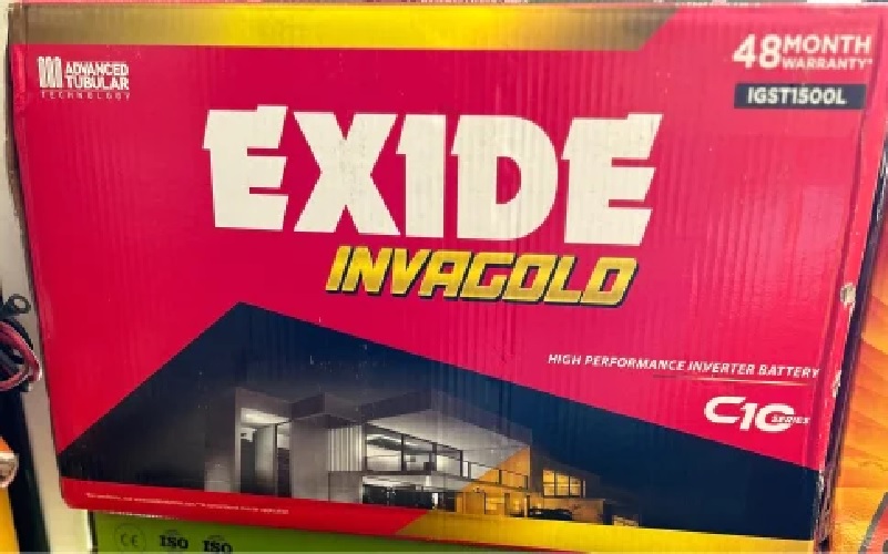 Exide Invagold Inverter Battery - Features: Rechargeable