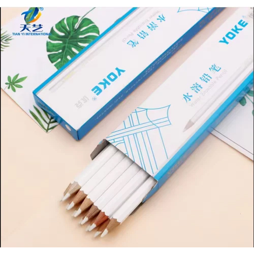 Yoke Wood White Water Erasable Pencil, For Textile