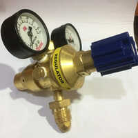 Double Stage Argon Gas Regulator - Color: Golden