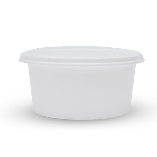 250ml Disposable round plastic food container