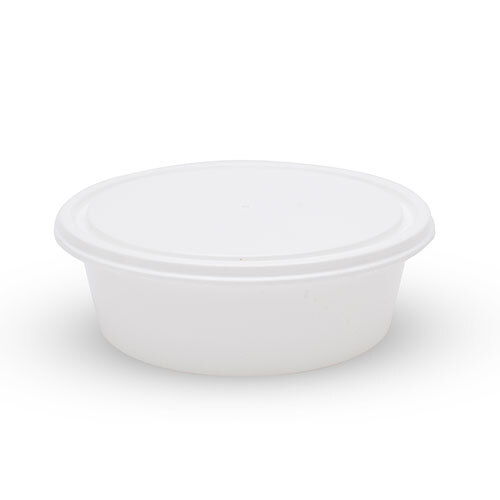 300ml Disposable round plastic food container
