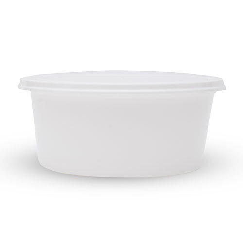 400 ml Disposable round plastic food container
