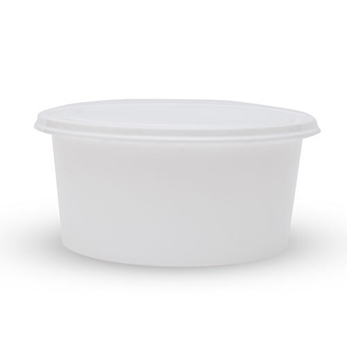 500ml Disposable round plastic food container