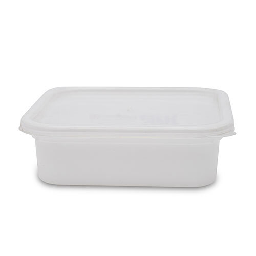 175ML Disposable square plastic food container