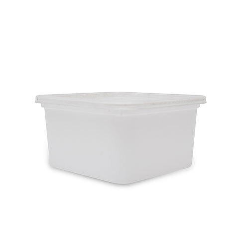 300ml Disposable square plastic food container