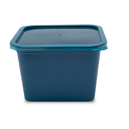 500ml Blue Disposable square plastic food container