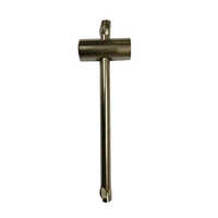 Oxygen Gas Cylinder Key - Mild Steel, Up To 15 Inches Long, Sleek Silver Color, Compact Design, Weighs 500 Grams - Ideal For Industrial Use