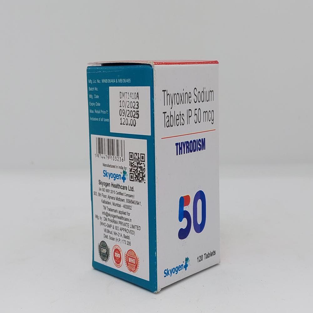 Thyroxine Sodium Tablets I P. 50 Mcg