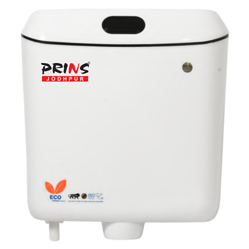 Diamond Front Push Flushing Cistern