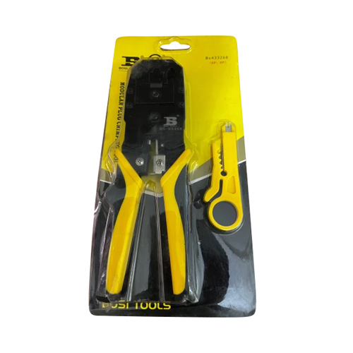 10Mm Rj45 Crimping Tool - Color: Yellow And Black
