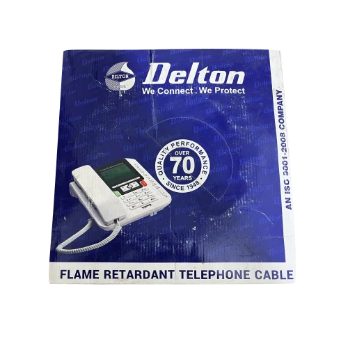 Delton Pvc Telephone Cables - Color: White